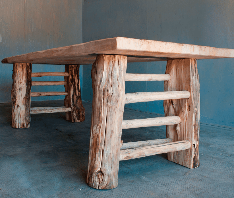 tavolo rustico in legno Tavolo rustico in legno di recupero